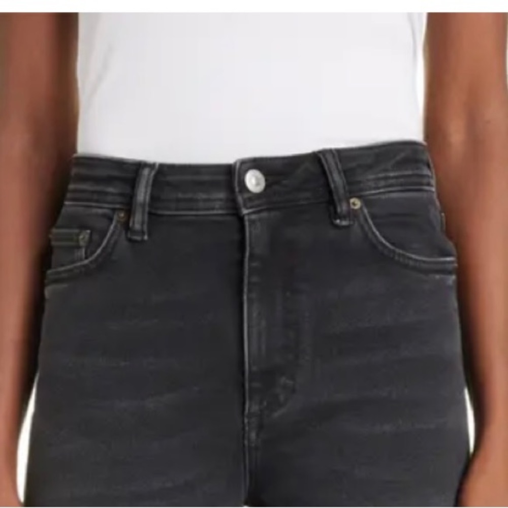 ACNE STUDIOS EUC (“USED” BLACK) STRETCH SKINNY FIT JEANS 28/32 - Picture 4 of 7